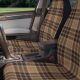 Revive Your Ride: Vintage Tan & Green Checkered Car Seats | Vintage Treasures: Discover Rare Antiques, Collectibles & Retro Finds