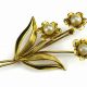 Timeless Blooms: Vintage Gold Flower Brooch Beauty | Vintage Treasures: Discover Rare Antiques, Collectibles & Retro Finds