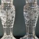 Gleaming Vintage Cut Glass Candle Holders: Antique Decor | Vintage Treasures: Discover Rare Antiques, Collectibles & Retro Finds
