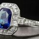 Shop Exquisite Vintage Art Deco Sapphire Rings Today! | Vintage Treasures: Discover Rare Antiques, Collectibles & Retro Finds