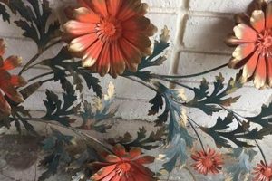 Decorating with Vintage Metal Flower Wall Art [Guide] | Vintage Treasures: Discover Rare Antiques, Collectibles & Retro Finds