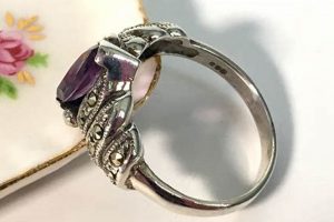 Timeless Vintage: Sterling Silver Amethyst Ring Beauty Vintage Treasures: Discover Rare Antiques, Collectibles & Retro Finds Timeless Vintage: Sterling Silver Amethyst Ring Beauty | Vintage Treasures: Discover Rare Antiques, Collectibles & Retro Finds