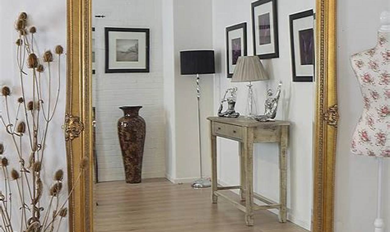 Illuminate with a Large Gold Vintage Mirror - Decor & More Vintage Treasures: Discover Rare Antiques, Collectibles & Retro Finds Illuminate with a Large Gold Vintage Mirror - Decor & More | Vintage Treasures: Discover Rare Antiques, Collectibles & Retro Finds