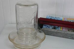 Buy Antique Vintage Glass Chicken Waterer - Guide &amp; Info | Vintage Treasures: Discover Rare Antiques, Collectibles & Retro Finds