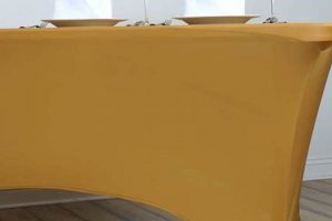 Elegant Vintage Gold 6ft Tablecloth: Antique Charm | Vintage Treasures: Discover Rare Antiques, Collectibles & Retro Finds