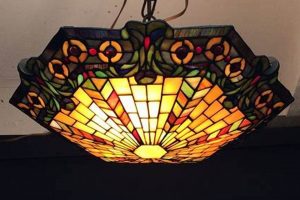 Illuminate with Patterned Vintage Stained Glass Ceiling Light Vintage Treasures: Discover Rare Antiques, Collectibles & Retro Finds Illuminate with Patterned Vintage Stained Glass Ceiling Light | Vintage Treasures: Discover Rare Antiques, Collectibles & Retro Finds