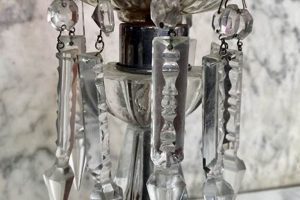 Illuminate with Antique Vintage Crystal Lamp with Prisms! Vintage Treasures: Discover Rare Antiques, Collectibles & Retro Finds Illuminate with Antique Vintage Crystal Lamp with Prisms! | Vintage Treasures: Discover Rare Antiques, Collectibles & Retro Finds