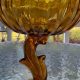 Buy Vintage Amber Glass Pedestal Bowl Now! Decor & More | Vintage Treasures: Discover Rare Antiques, Collectibles & Retro Finds