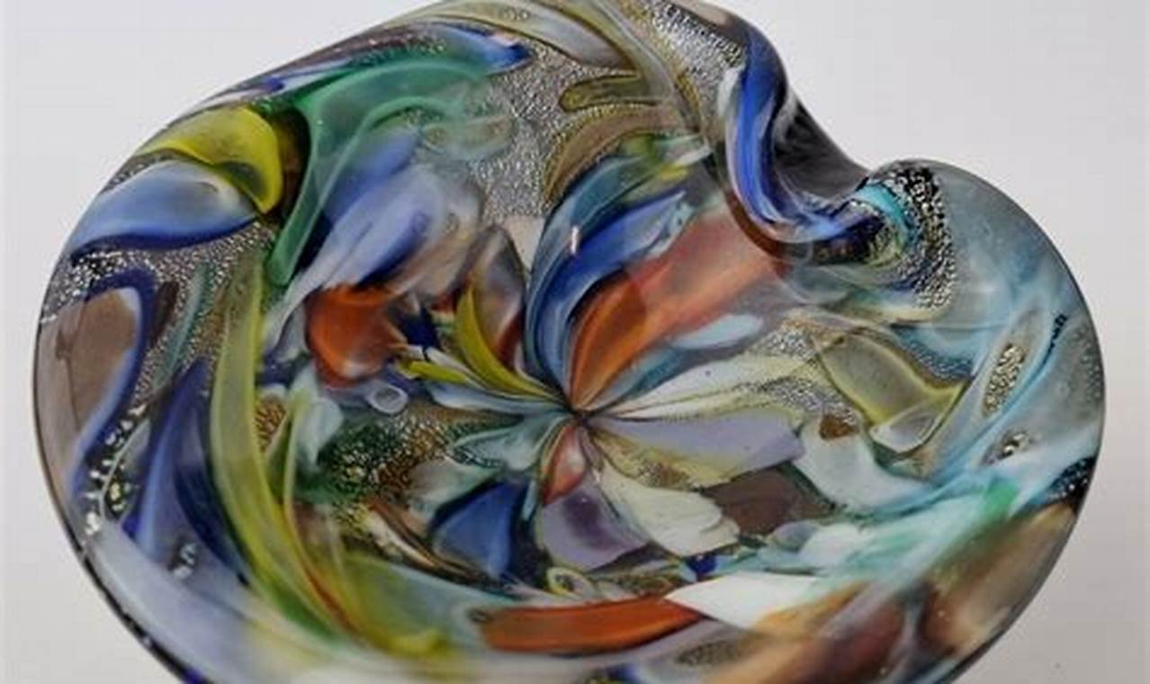 Rare Vintage Murano Art Glass Bowl - Collectible Art Vintage Treasures: Discover Rare Antiques, Collectibles & Retro Finds Rare Vintage Murano Art Glass Bowl - Collectible Art | Vintage Treasures: Discover Rare Antiques, Collectibles & Retro Finds