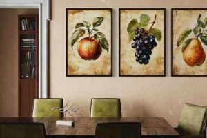 Buy Unique Vintage Fruit Wall Art Decor - [Year] Finds | Vintage Treasures: Discover Rare Antiques, Collectibles & Retro Finds