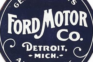 Vintage Ford Metal Signs: Art for Auto Lovers [JPG Art] | Vintage Treasures: Discover Rare Antiques, Collectibles & Retro Finds