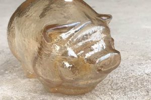 Collectible Vintage Glass Piggy Bank: A Nostalgic Charm | Vintage Treasures: Discover Rare Antiques, Collectibles & Retro Finds
