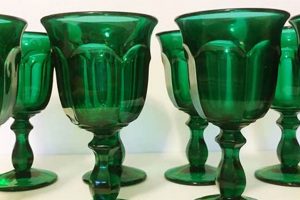 Timeless Green Glass Goblets Vintage: Decor & Collectibles | Vintage Treasures: Discover Rare Antiques, Collectibles & Retro Finds