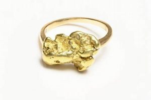 Rare Vintage Gold Nugget Ring: Unique Gold Piece Vintage Treasures: Discover Rare Antiques, Collectibles & Retro Finds Rare Vintage Gold Nugget Ring: Unique Gold Piece | Vintage Treasures: Discover Rare Antiques, Collectibles & Retro Finds