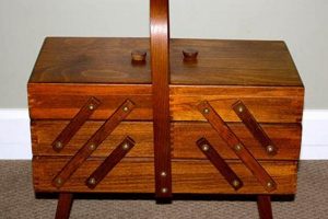 Heirloom Craft: Vintage Wooden Sewing Box on Legs Decor Vintage Treasures: Discover Rare Antiques, Collectibles & Retro Finds Heirloom Craft: Vintage Wooden Sewing Box on Legs Decor | Vintage Treasures: Discover Rare Antiques, Collectibles & Retro Finds