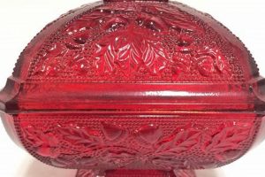 Timeless Vintage Red Glass Candy Dish with Lid - Collectible! Vintage Treasures: Discover Rare Antiques, Collectibles & Retro Finds Timeless Vintage Red Glass Candy Dish with Lid - Collectible! | Vintage Treasures: Discover Rare Antiques, Collectibles & Retro Finds