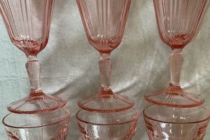Shop Stunning Vintage Pink Wine Glasses - Now On Sale! | Vintage Treasures: Discover Rare Antiques, Collectibles & Retro Finds