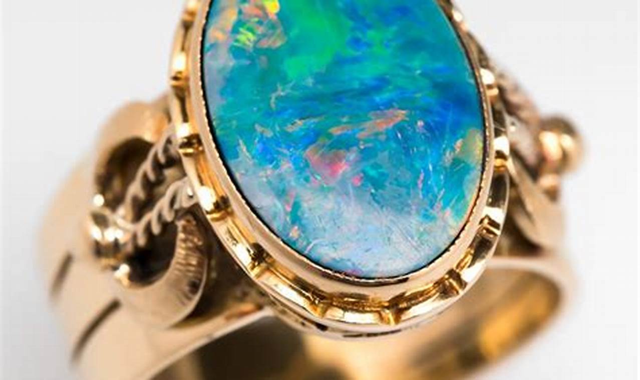 Timeless Treasures: Vintage Opal Gold Rings For You | Vintage Treasures: Discover Rare Antiques, Collectibles & Retro Finds