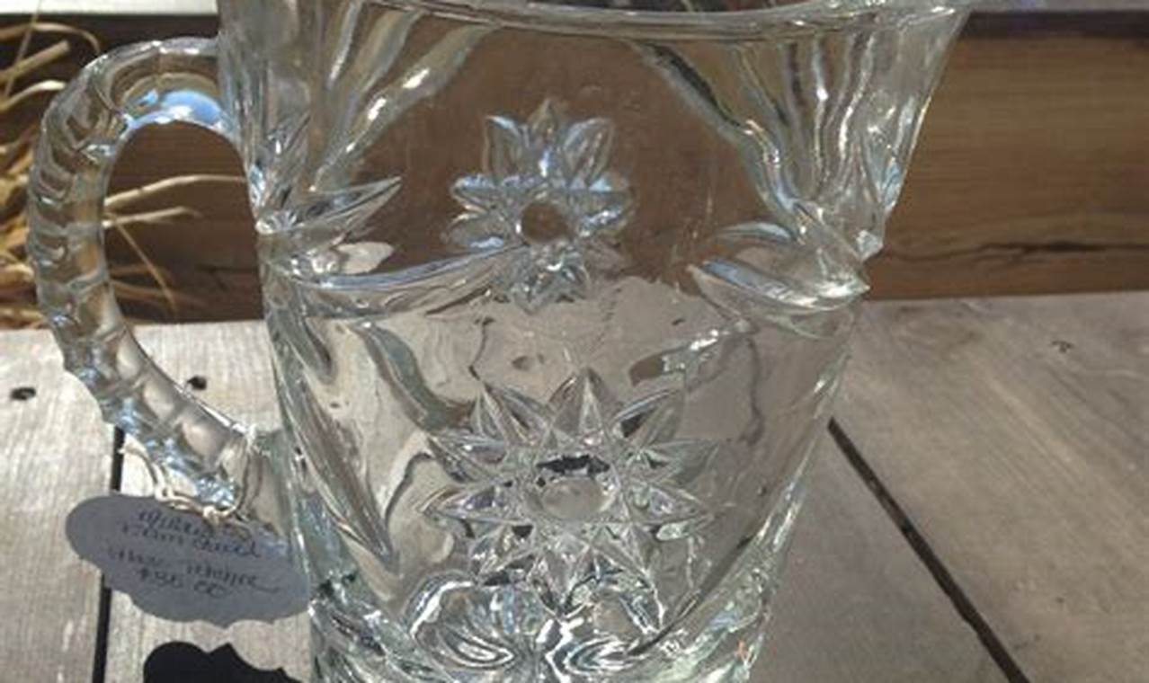 Antique Vintage Cut Glass Pitcher: Sparkling Elegance Vintage Treasures: Discover Rare Antiques, Collectibles & Retro Finds Antique Vintage Cut Glass Pitcher: Sparkling Elegance | Vintage Treasures: Discover Rare Antiques, Collectibles & Retro Finds