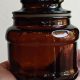 Antique Find: Vintage Amber Glass Jar with Lid - Collectibles! | Vintage Treasures: Discover Rare Antiques, Collectibles & Retro Finds