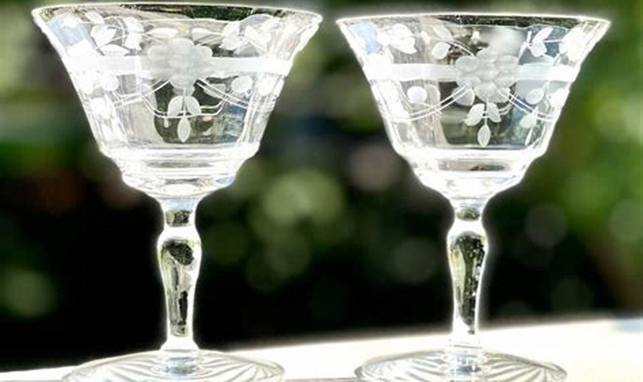 Timeless Treasures: Vintage Etched Coupe Glasses for Cocktails Vintage Treasures: Discover Rare Antiques, Collectibles & Retro Finds Timeless Treasures: Vintage Etched Coupe Glasses for Cocktails | Vintage Treasures: Discover Rare Antiques, Collectibles & Retro Finds