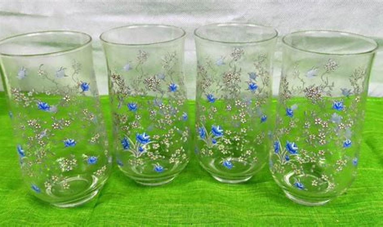 Blooming Vintage: Drinking Glasses with Floral Charm Vintage Treasures: Discover Rare Antiques, Collectibles & Retro Finds Blooming Vintage: Drinking Glasses with Floral Charm | Vintage Treasures: Discover Rare Antiques, Collectibles & Retro Finds