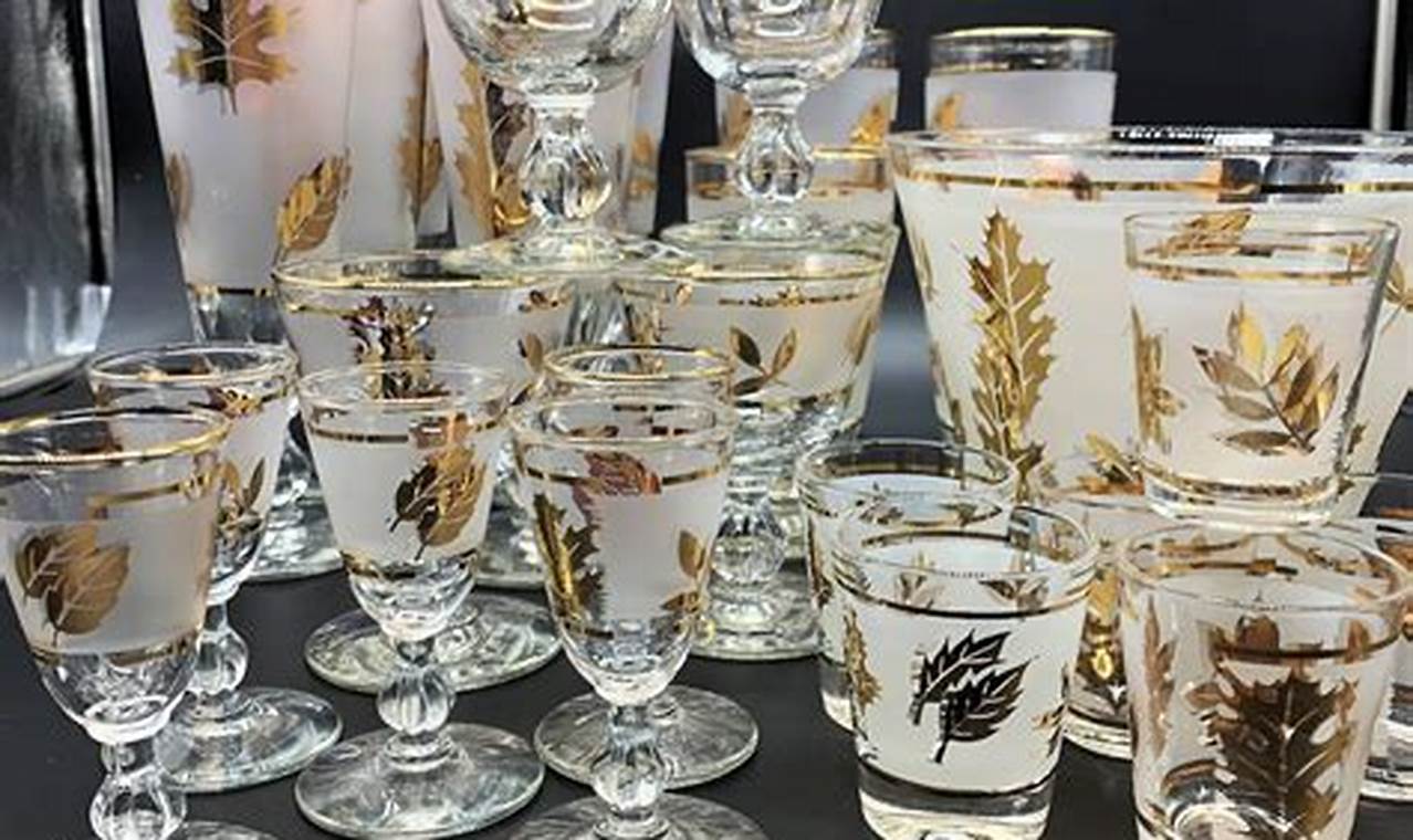 Gleaming Gold: Vintage Glassware Treasures for Sale Vintage Treasures: Discover Rare Antiques, Collectibles & Retro Finds Gleaming Gold: Vintage Glassware Treasures for Sale | Vintage Treasures: Discover Rare Antiques, Collectibles & Retro Finds