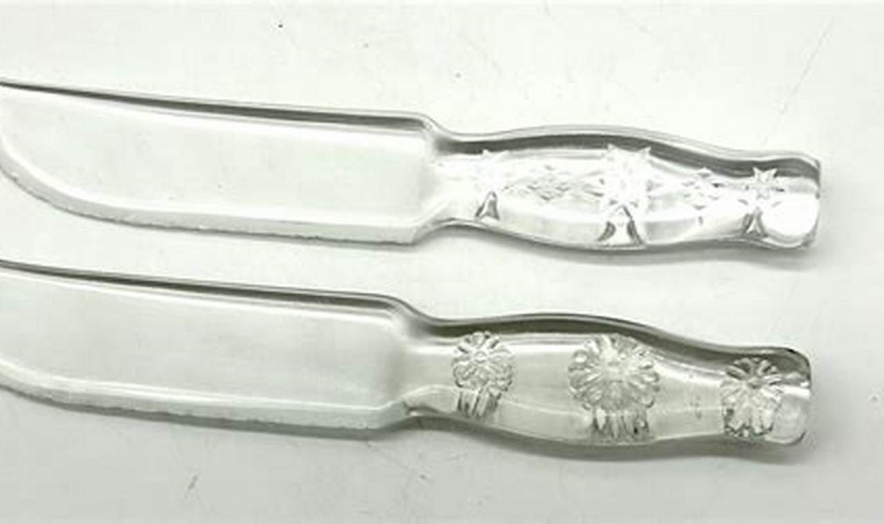 Antique Vintage Glass Knife: Collectible Slicer | Vintage Treasures: Discover Rare Antiques, Collectibles & Retro Finds