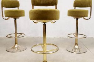 Shop Retro Vintage Brass Bar Stools - [Era] Styles | Vintage Treasures: Discover Rare Antiques, Collectibles & Retro Finds