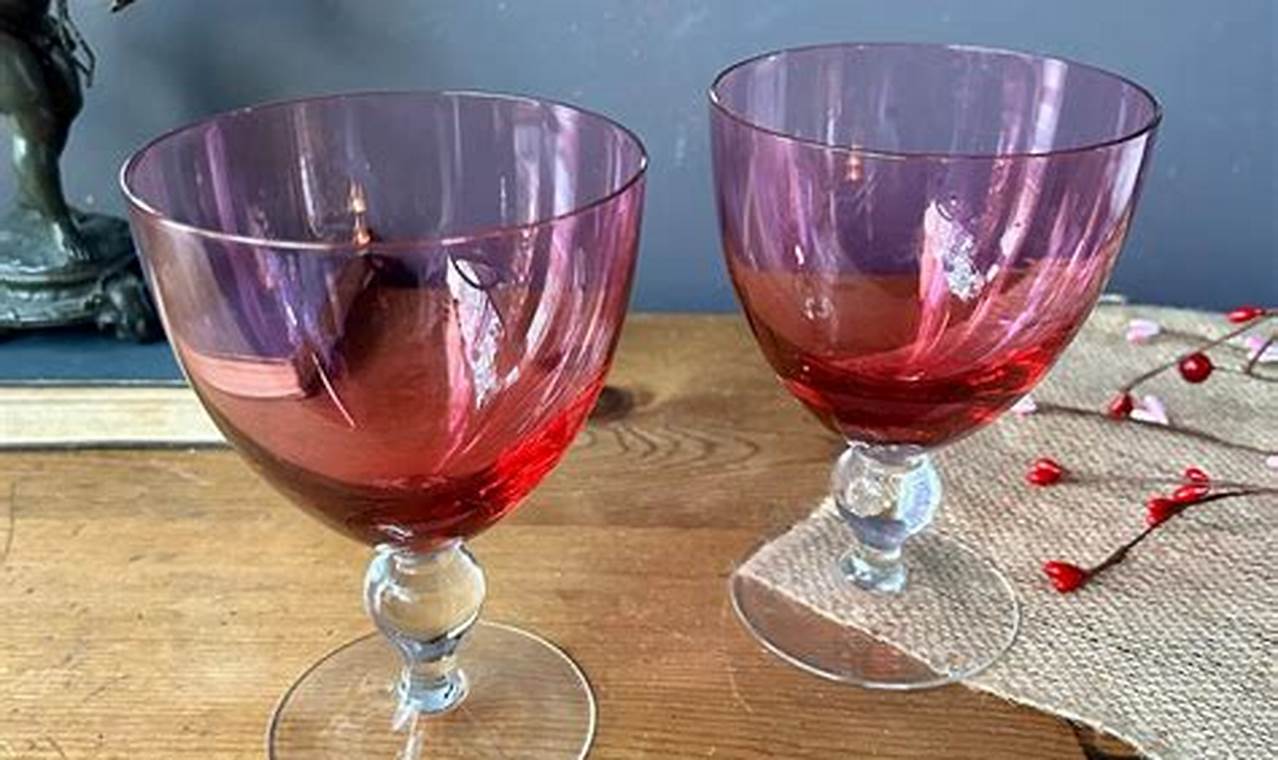 Discover Vintage Cranberry Glass: History & Value | Vintage Treasures: Discover Rare Antiques, Collectibles & Retro Finds