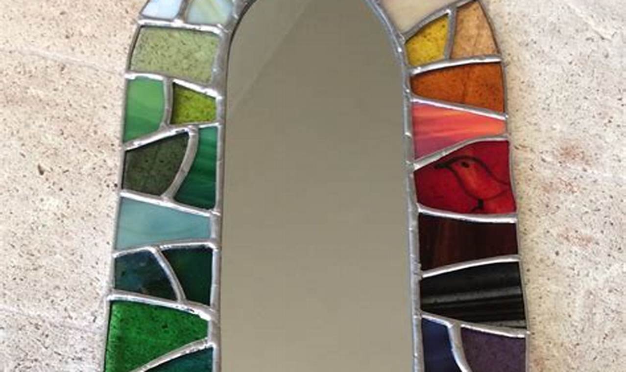 Reflecting Beauty: Vintage Stained Glass Mirror Decor | Vintage Treasures: Discover Rare Antiques, Collectibles & Retro Finds