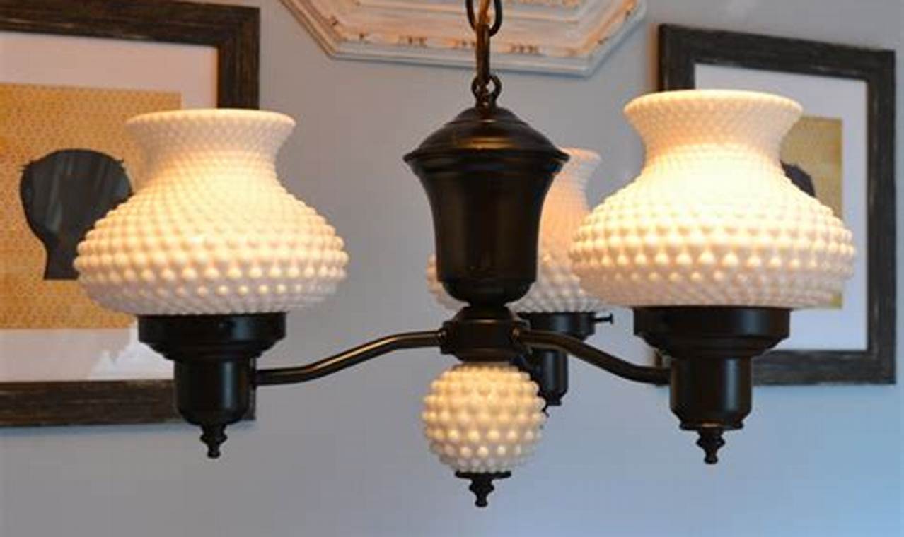 Illuminate with Style: Vintage Milk Glass Chandelier Decor | Vintage Treasures: Discover Rare Antiques, Collectibles & Retro Finds
