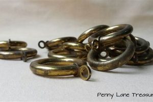 Antique Vintage Brass Curtain Rings: Style & Charm | Vintage Treasures: Discover Rare Antiques, Collectibles & Retro Finds