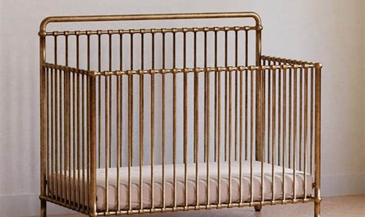 Timeless Charm: Vintage Gold Crib for Baby's Dream Vintage Treasures: Discover Rare Antiques, Collectibles & Retro Finds Timeless Charm: Vintage Gold Crib for Baby's Dream | Vintage Treasures: Discover Rare Antiques, Collectibles & Retro Finds