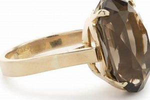 Shop Stunning Vintage Smoky Topaz Rings Online | Vintage Treasures: Discover Rare Antiques, Collectibles & Retro Finds