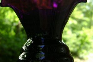 Add Elegance: Vintage Amethyst Glass Vase Decor | Vintage Treasures: Discover Rare Antiques, Collectibles & Retro Finds