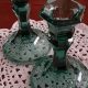Shop Antique Vintage Green Glass Candle Holders Decor | Vintage Treasures: Discover Rare Antiques, Collectibles & Retro Finds