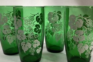 Guide to Vintage Drinking Glasses Green: History &amp; Value | Vintage Treasures: Discover Rare Antiques, Collectibles & Retro Finds