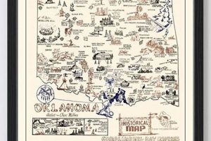 Shop Antique Oklahoma Framed Art: A Vintage Treasure Vintage Treasures: Discover Rare Antiques, Collectibles & Retro Finds Shop Antique Oklahoma Framed Art: A Vintage Treasure | Vintage Treasures: Discover Rare Antiques, Collectibles & Retro Finds