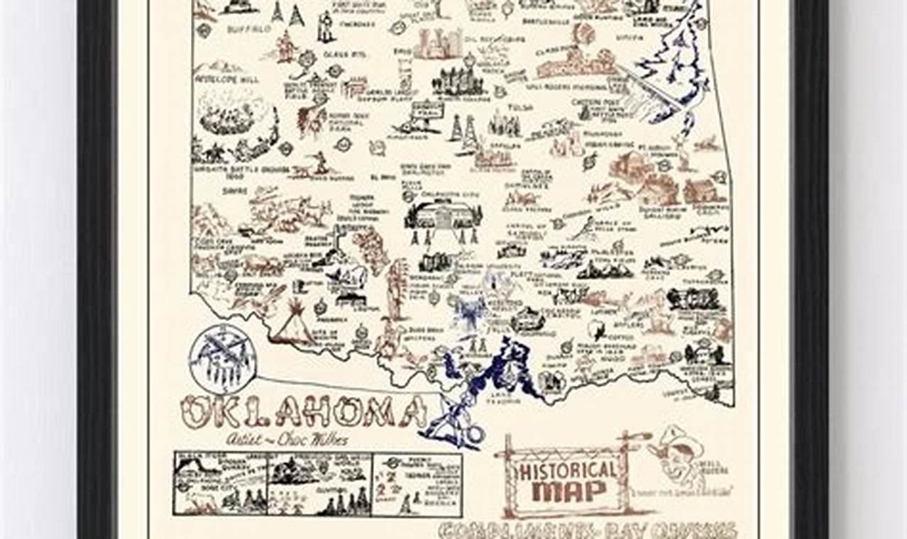 Shop Antique Oklahoma Framed Art: A Vintage Treasure Vintage Treasures: Discover Rare Antiques, Collectibles & Retro Finds Shop Antique Oklahoma Framed Art: A Vintage Treasure | Vintage Treasures: Discover Rare Antiques, Collectibles & Retro Finds