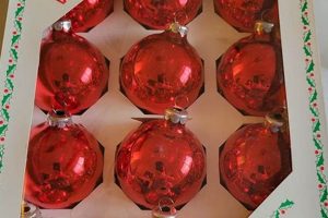 Timeless Vintage Holly Glass Ornaments: Holiday Decor | Vintage Treasures: Discover Rare Antiques, Collectibles & Retro Finds