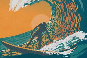 Ride the Wave: Surf Vintage Posters for Sale + Values | Vintage Treasures: Discover Rare Antiques, Collectibles & Retro Finds