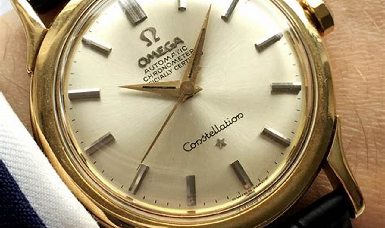 Timeless Elegance: Omega Constellation Gold Vintage Watches | Vintage Treasures: Discover Rare Antiques, Collectibles & Retro Finds