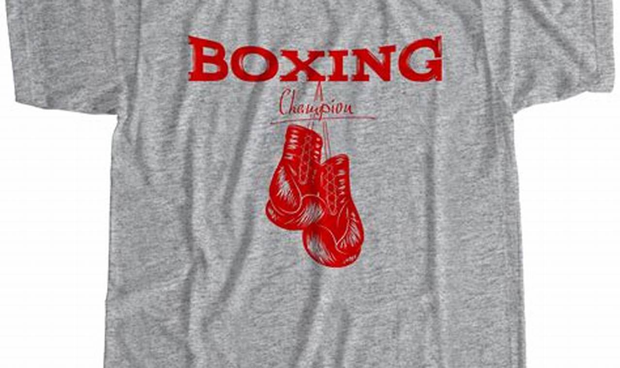 Old School: Vintage Boxing Tees for the Champ! | Vintage Treasures: Discover Rare Antiques, Collectibles & Retro Finds