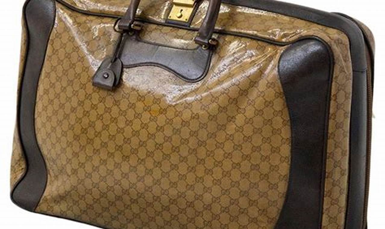 Timeless Style: Vintage Gucci Travel Bags for Discerning Travelers | Vintage Treasures: Discover Rare Antiques, Collectibles & Retro Finds