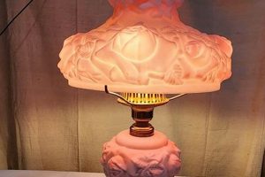 Illuminate with Style: Vintage Rose Lamp Charm | Vintage Treasures: Discover Rare Antiques, Collectibles & Retro Finds