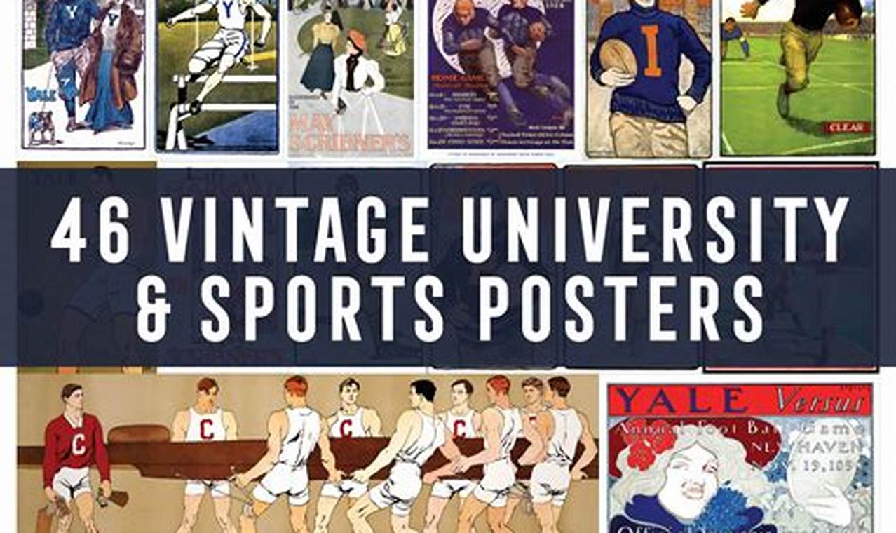 Buy Vintage Athletic Posters: Art, History & More | Vintage Treasures: Discover Rare Antiques, Collectibles & Retro Finds