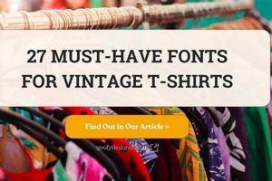 Best Vintage T Shirt Font [Retro Styles Guide] | Vintage Treasures: Discover Rare Antiques, Collectibles & Retro Finds