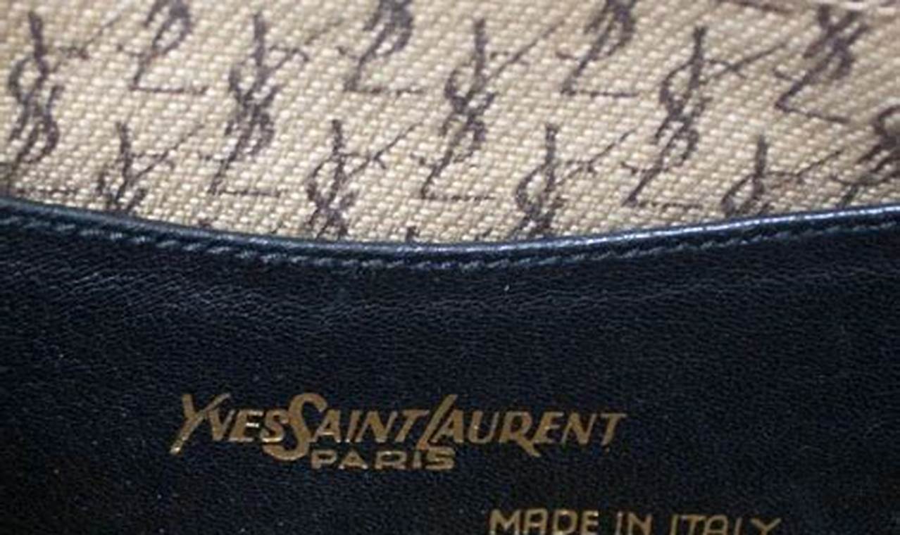 Own a Piece of History: Vintage Yves Saint Laurent Bags | Vintage Treasures: Discover Rare Antiques, Collectibles & Retro Finds