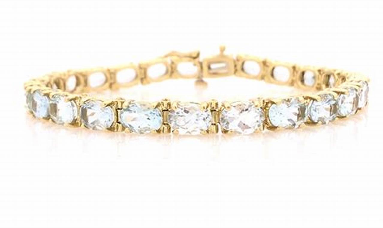 Own a 1990s Panther Bracelet: 14k Gold & Aquamarine Vintage Jewel | Vintage Treasures: Discover Rare Antiques, Collectibles & Retro Finds